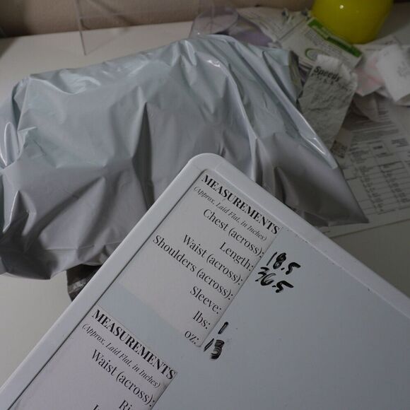 Georgiou Studio Tan Metallic Trench Coat Jacket Womens 8 Y2K Pockets Glam - Picture 8 of 9